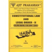 Ajit Prakashan's Constitutional Law & Legal Order - II Notes for LL.M - I Sem - II by Adv. Katakee Joshi